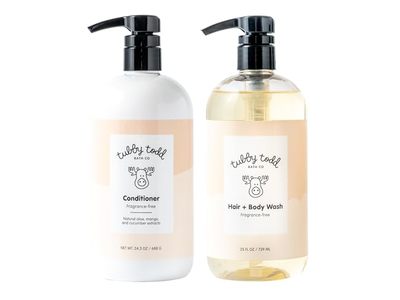 Tubby Todd Conditioner, Hair + Body Wash Duo, Fragrance-Free