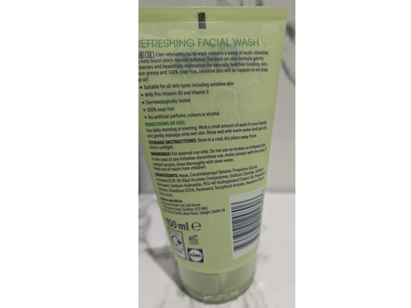 Cien Refreshing Facial Wash, 150 mL