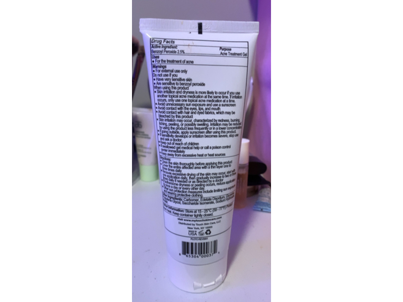 Touch Acne Treatment Gel, 8 fl oz/227 g