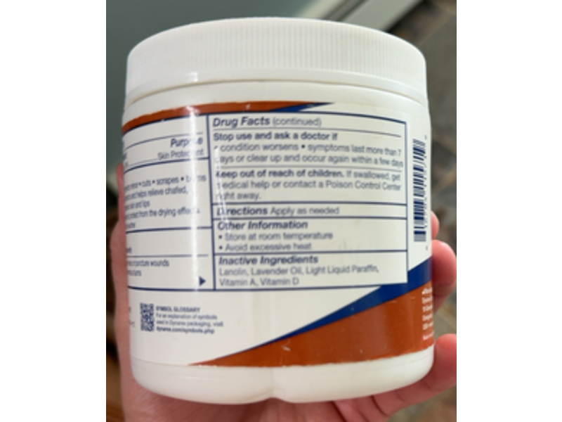 Dynarex Diaper Rash Ointment, Vitamin A & D, 15 oz/425 g