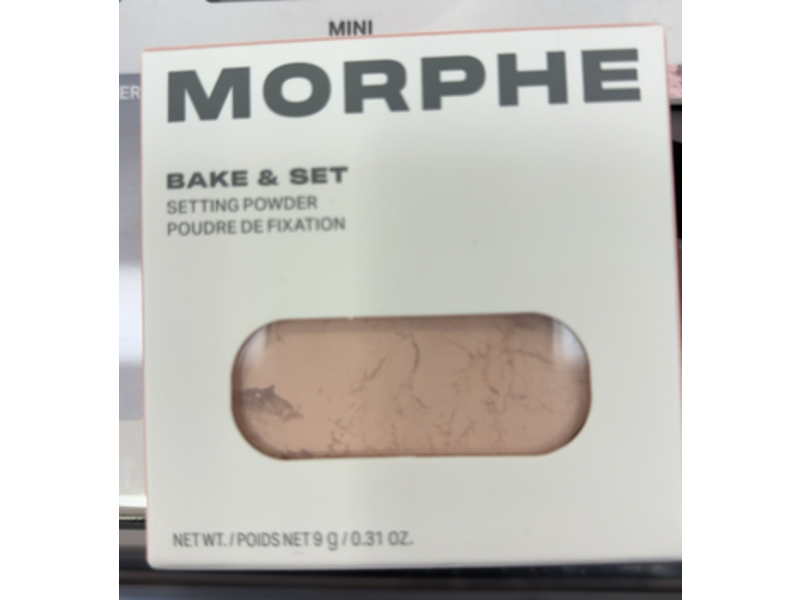 Morphe Bake & Set Setting Powder, Brightening Peach, 0.31 oz/9 g