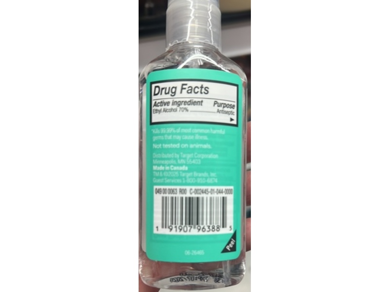 Up & Up Hand Sanitizer Spray, Aloe, 2 fl oz/59 mL