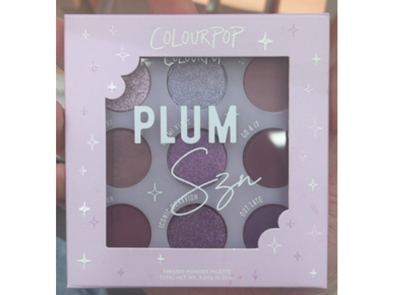Colourpop Pressed Powder Palette, Plum Szn, 0.30 oz/9.00 g
