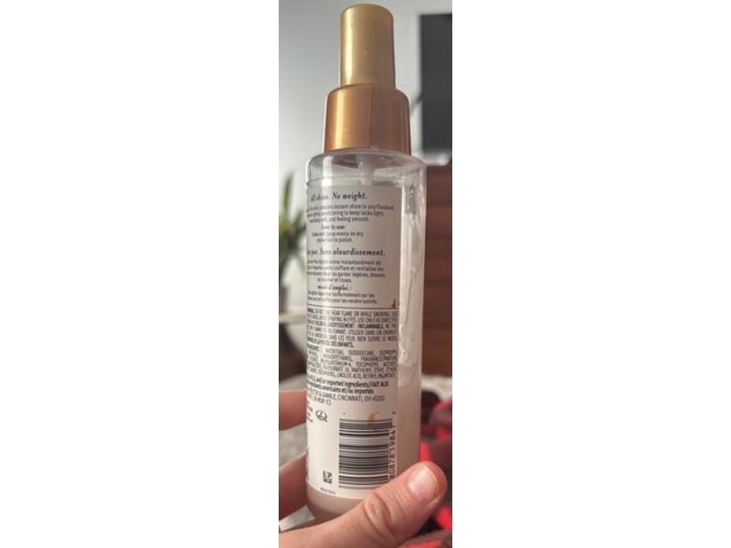Pantene Weightless Shine Mist, 5.8 fl oz/173 mL
