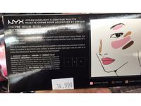 NYX Cream Highlight & Contour Palette, Medium - thumbnail 3