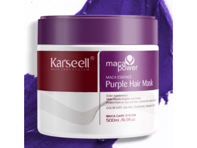 Karseell Maca Power Purple Hair Mask, 16.9 fl oz/500 mL