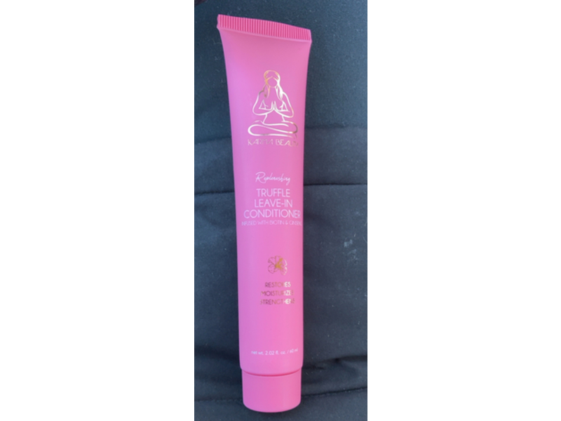 Karma Beauty Replenishing Truffle Leave-In Conditioner, Biotin & Ginseng, 2.02 fl oz/60 mL
