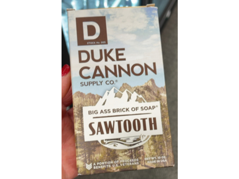 Duke Cannon Big Ass Brick Soap, Sawtooth, 10 oz