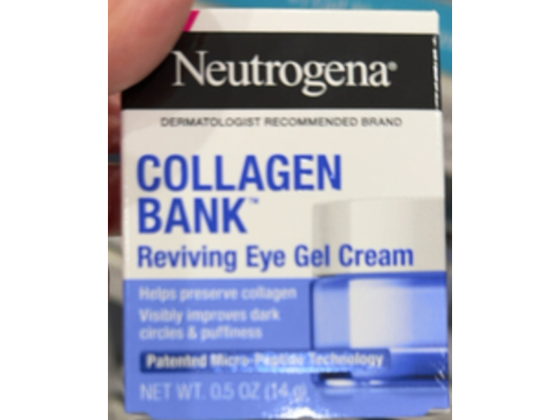 Neutrogena Collagen Bank Reviving Eye Gel Cream, 0.5 oz/14 g