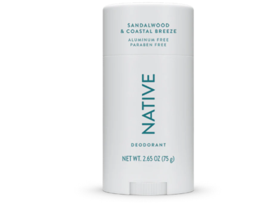 Native Deodorant, Sandalwood & Coastal Breeze, 2.65 oz/75 g