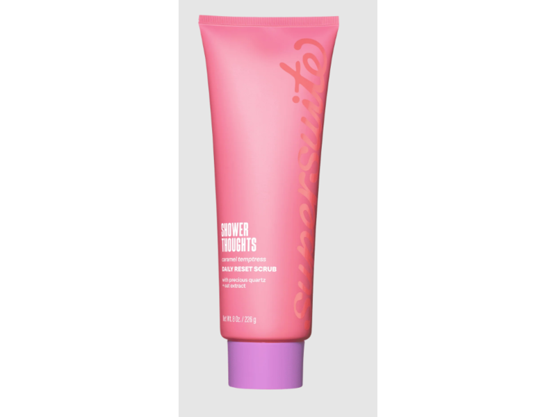 Supersuit Shower Thoughts Daily Reset Scrub, Caramel Temptress, 8 oz/226 g