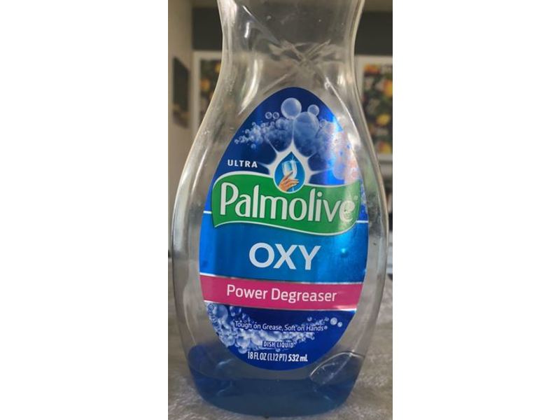 Palmolive Ultra Oxy Dish Liquid, Power Degreaser, 18 fl oz/532 mL