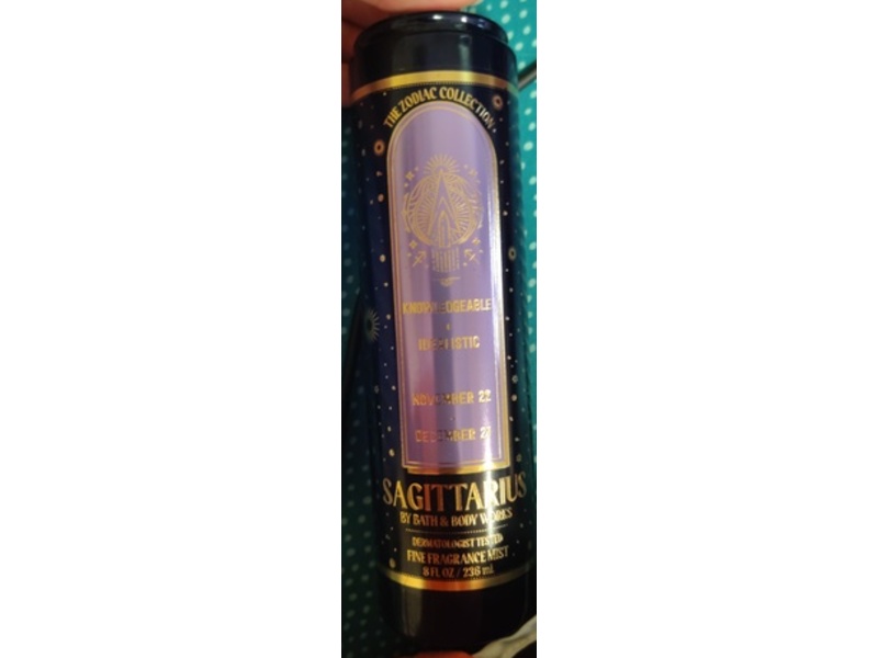 Bath & Body Works The Zodiac Collection Fine Fragrance Mist, Sagittarius, 8 fl oz/236 mL