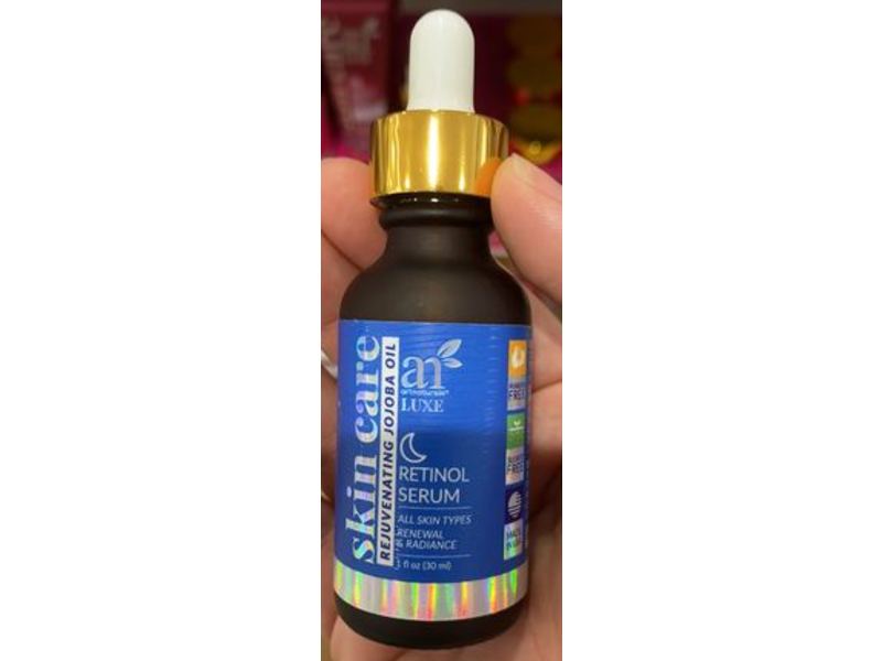 Artnaturals Luxe Retinol Serum, Rejuvenating Jojoba Oil, 1 fl oz/30 mL