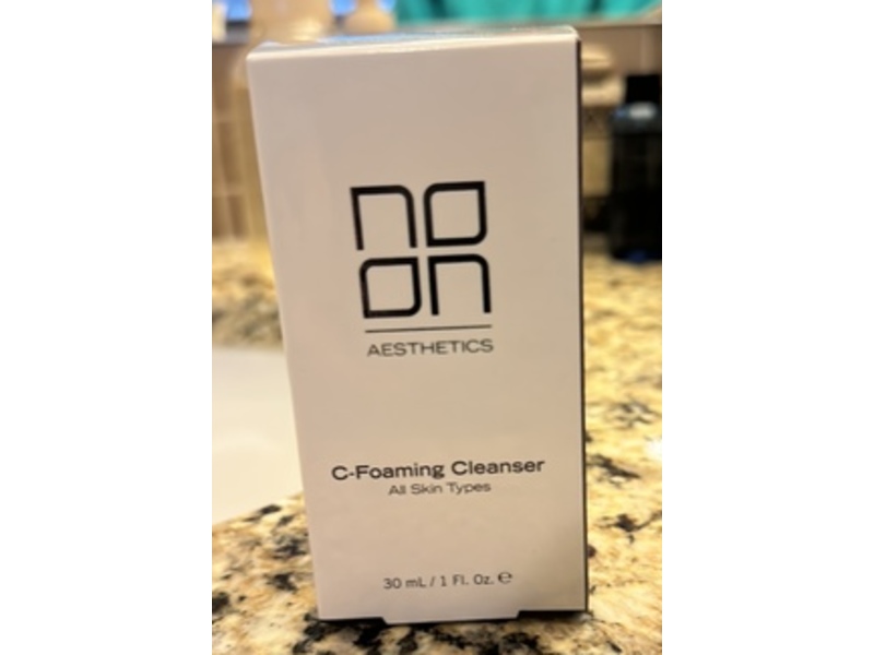 Noon Aesthetics C-Foaming Cleanser, 1 fl oz/30 mL