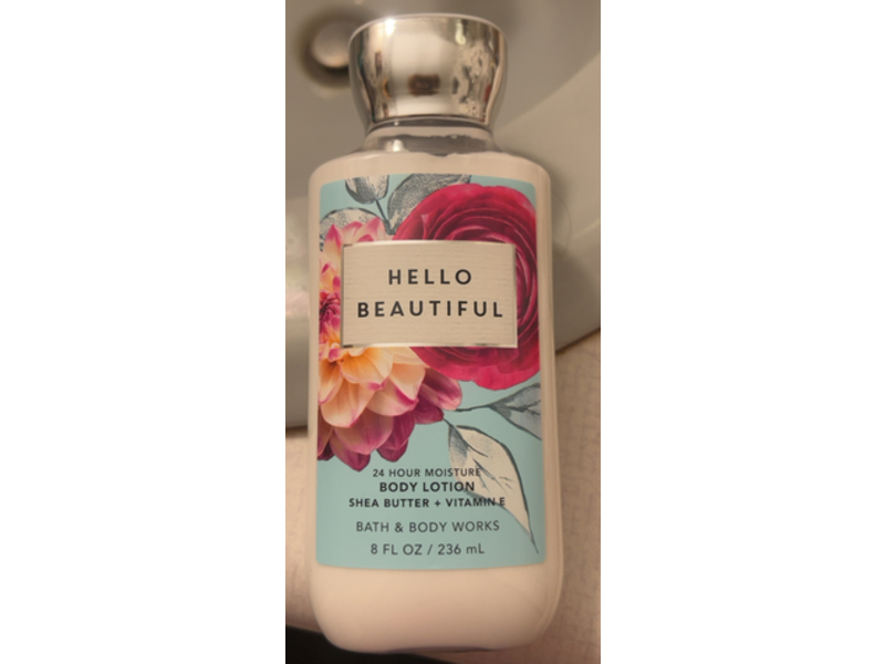 Bath & Body Works Hello Beautiful Body Lotion, Shea Butter + Vitamin E, 8 fl oz/236 mL