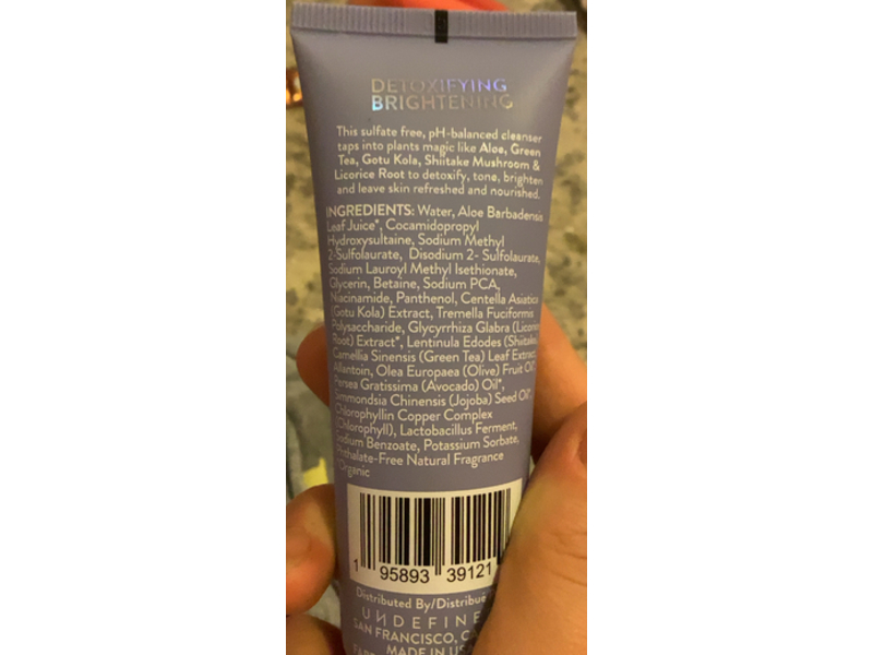 Undefined Beauty R&R Mini Cleanser, 1 fl oz/30 mL