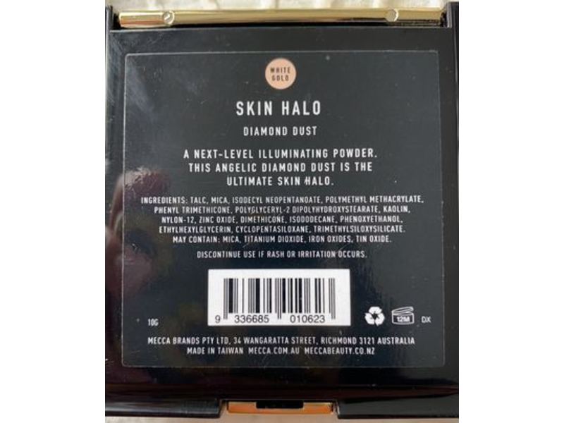 Mecca Max Diamond Dust Illuminating Powder, White Gold, 10 g