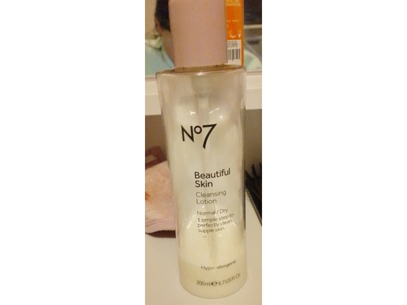 No7 Beautiful Skin Cleansing Lotion, 6.7 fl oz/200 mL