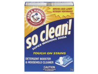 Arm & Hammer So Clean Super Washing Soda Detergent Booster & Household Cleaner, 3 kg - thumbnail 1