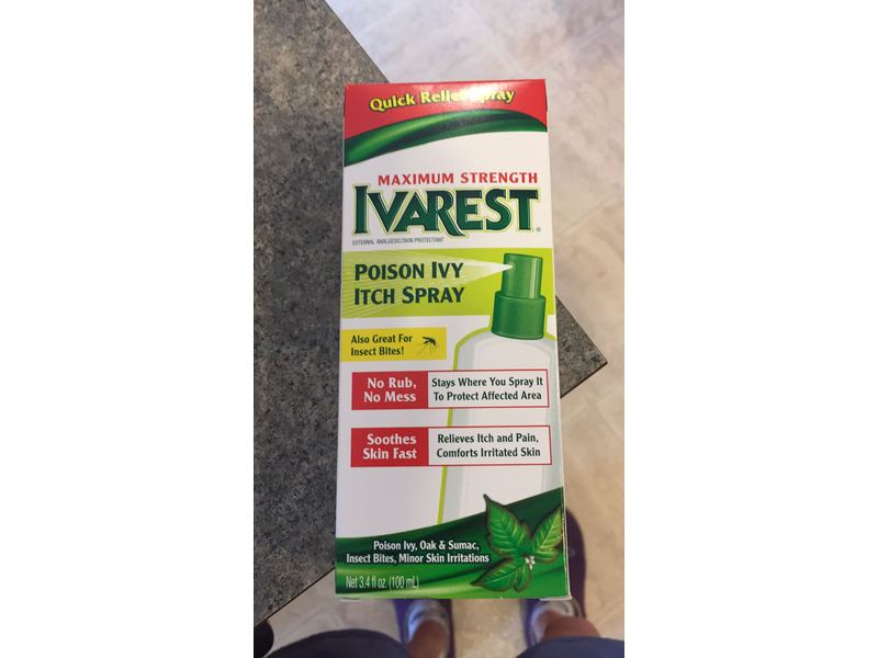 Ivarest Spray Ivarest Poison Ivy Itch Spray, 3.4 Ounce Ingredients and Reviews