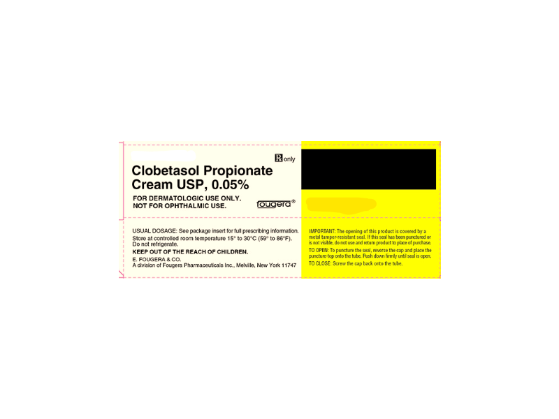 Clobetasol Propionate Cream USP, 0.05%, 45 g, Fougera (RX)