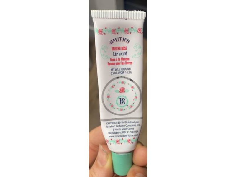 Rosebud Perfume Co. Smith's Lip Balm, Minted Rose, 0.5 oz/14.2 g