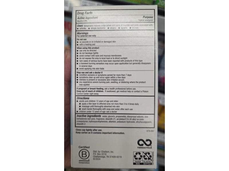 Icy Hot Original Night Time Recovery Pain Relief Roll-On, 2 oz/59 mL