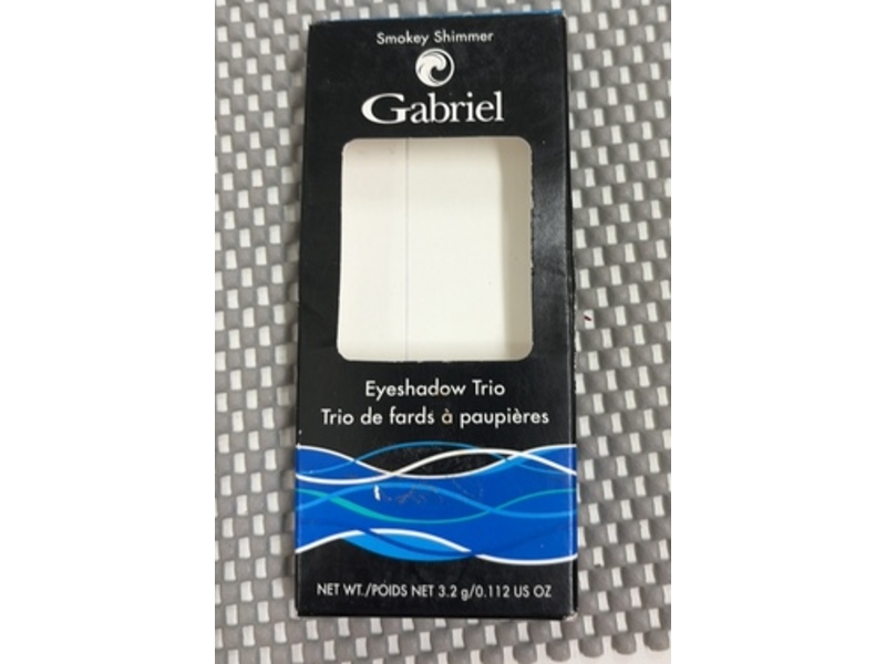 Gabriel Cosmetics Eyeshadow Trio, Smokey Shimmer, 0.112 fl oz/3.2 g