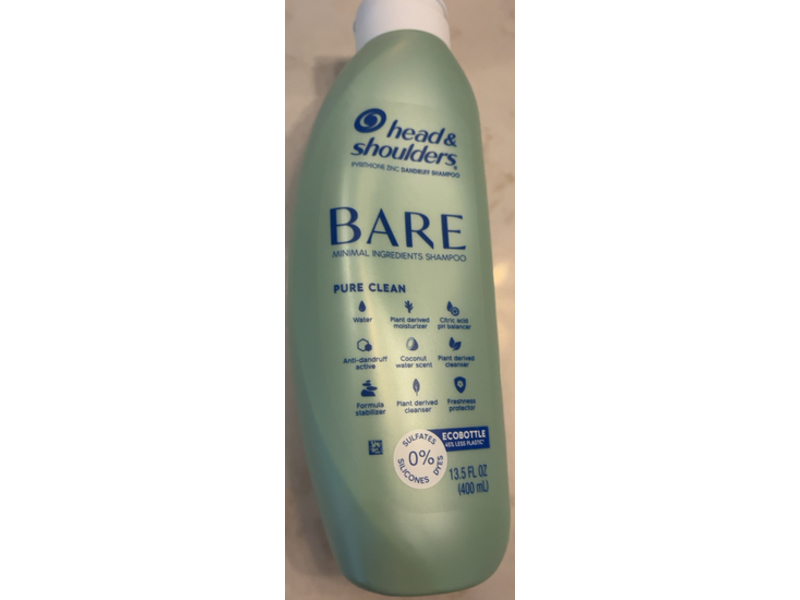 Head & Shoulders Dandruff Shampoo, Bare Pyrithione Zinc, 13.5 fl oz/400 mL