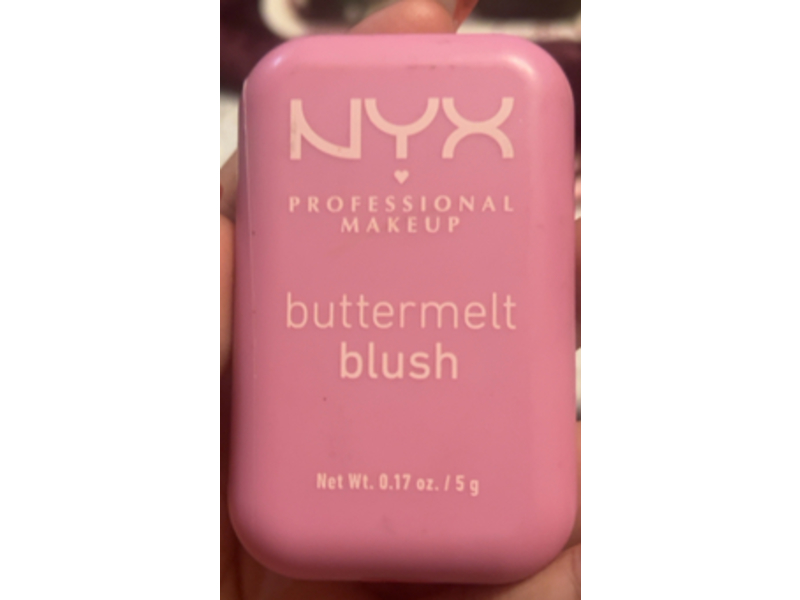 NYX Professional Makeup Buttermelt Blush, My Butta Half, 0.17 oz/5 g