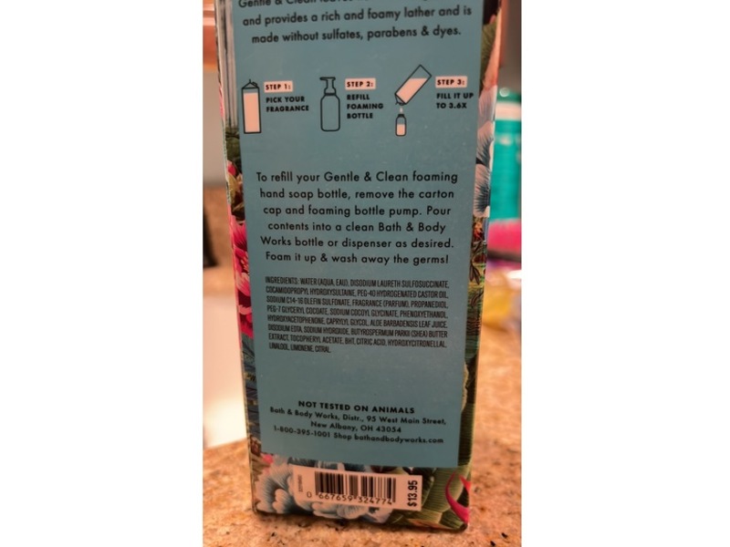 Bath & Body Works Foaming Hand Soap Refill, Turquoise Waters, 32 fl oz/946 mL