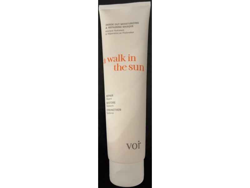 Voir A Walk In The Sun Inside Out Moisturizing & Repairing Masque, Repair, Restore, Strengthen, 5.1 fl oz/150 mL