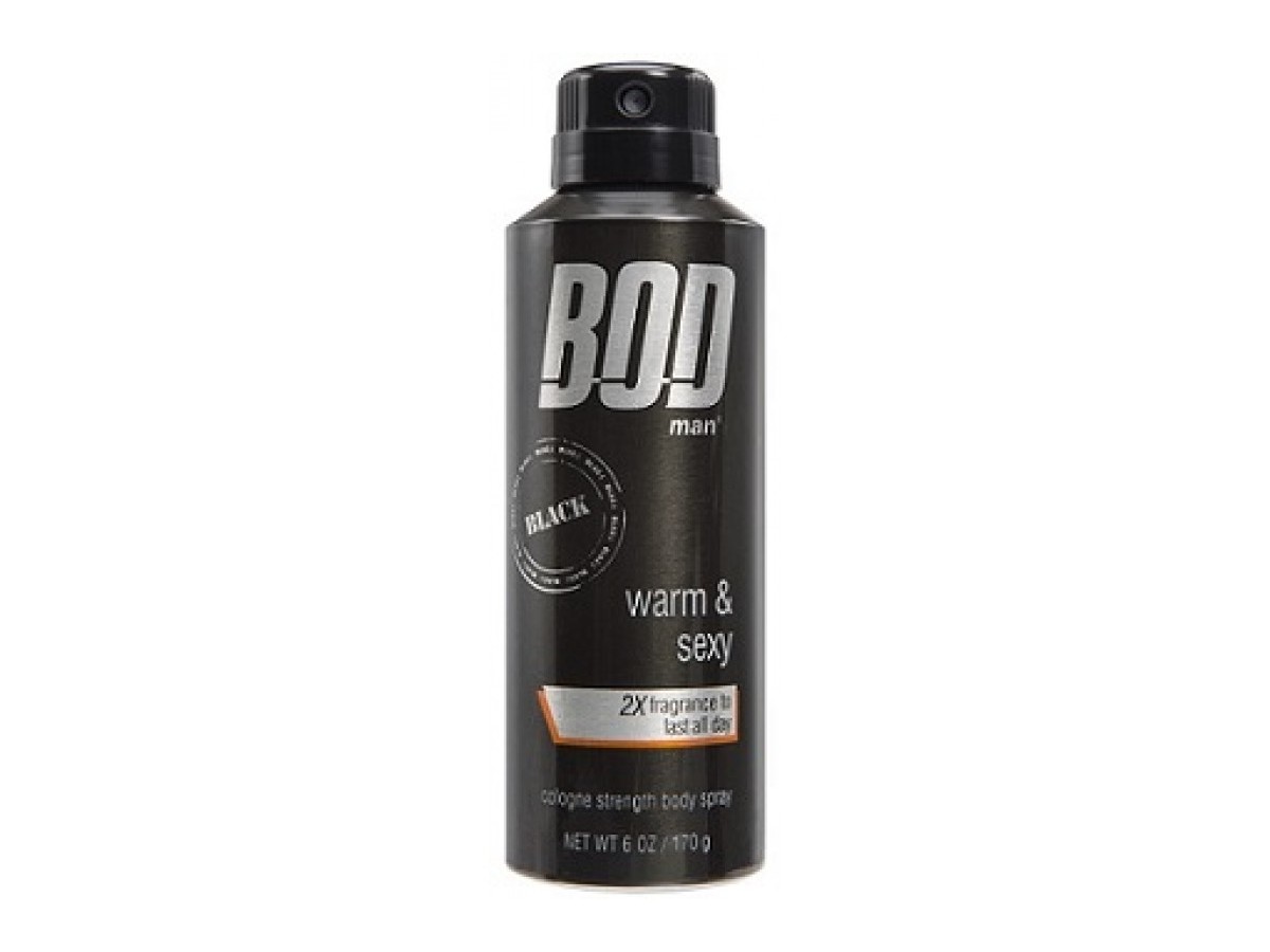 BOD Man Black Fragrance Body Spray, 6 oz Ingredients and Reviews