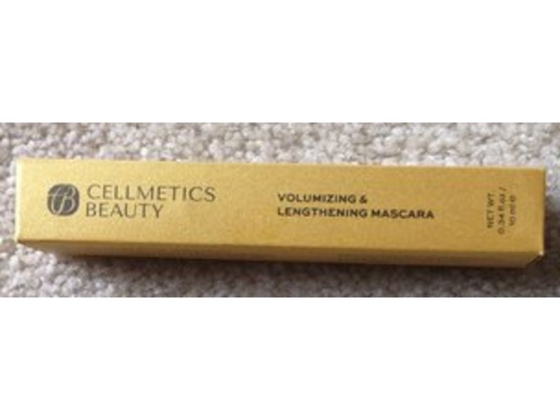 Cellmetics Beauty Volumizing & Lengthening Mascara, Timeless Black, 0.34 fl oz/10 mL