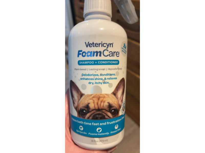 Vetericyn FoamCare Shampoo + Conditioner, 16 fl oz/473 mL