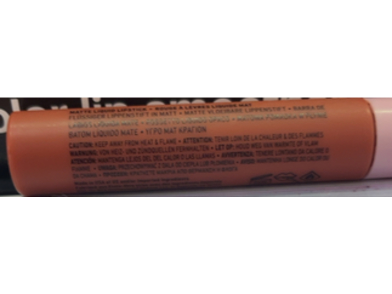 NYX Professional Makeup Lip Lingerie XXL Matte Liquid Lipstick, 25 Candela Babe, 32 g