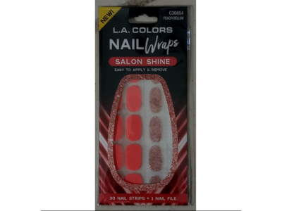 L.A. Colors Nail Strips, 30 Count