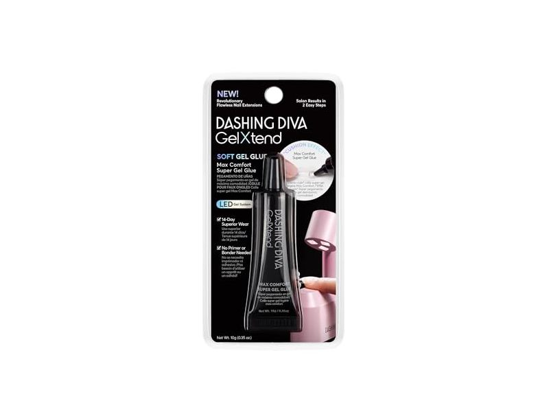 Dashing Diva GelXtend Soft Gel Glue, 0.35 oz/10 g