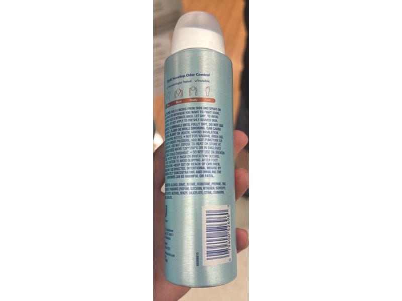 Degree Whole Body Deodorant & Body Spray, Fresh Coconut, 2.9 oz/84 g