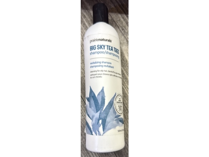 Prairie Naturals Big Sky Tea Tree Shampoo, 16.89 fl oz/500 mL