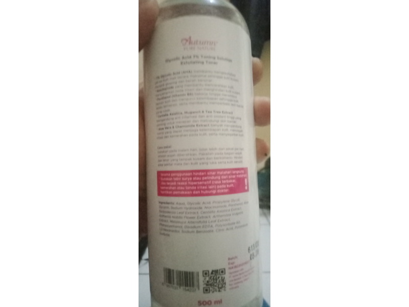 Autumn Exfoliating Toner, 500 mL