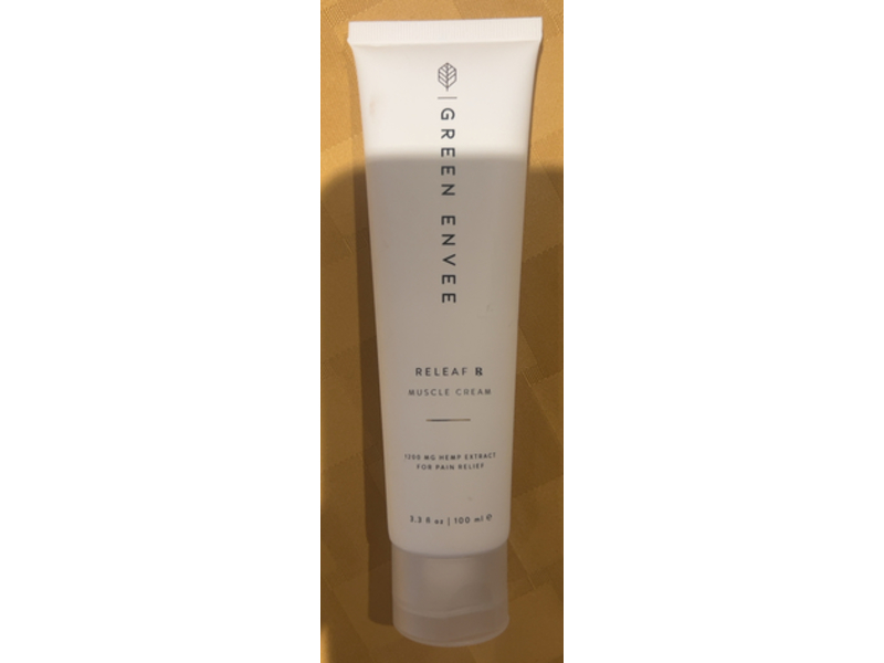 Green Envee Releaf RX Muscle Cream, 3.3 fl oz/100 mL