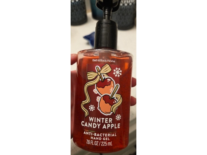 Bath & Body Works Anti-Bacterial Hand Gel, Winter Candy Apple, 7.6 fl oz/225 mL