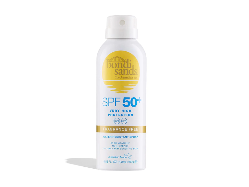 Bondi Sands Very High Protection Sunscreen Spray, Fragrance Free, SPF 50+, 6.52 fl oz/160 g