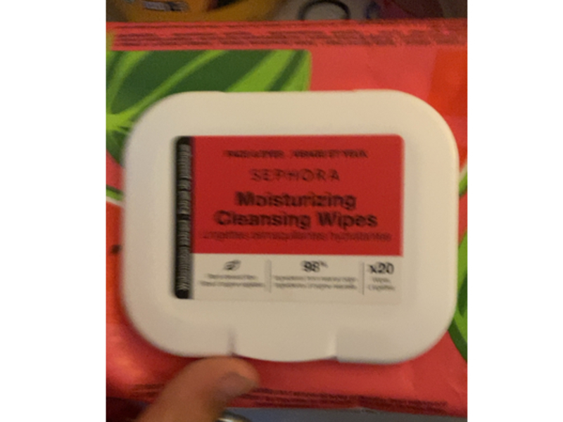 Sephora Collection Moisturizing Cleansing Wipes, Watermelon Extract, 20 Count