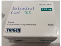 Estradiol Gel 0.1%/0.25 mg, 30 Count, Trigen (Rx) - Image 3