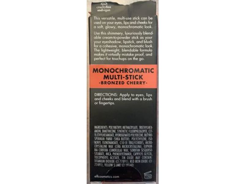 e.l.f. Monochromatic Multi Stick, Broned Sherry, 0.15 oz/4.4 g