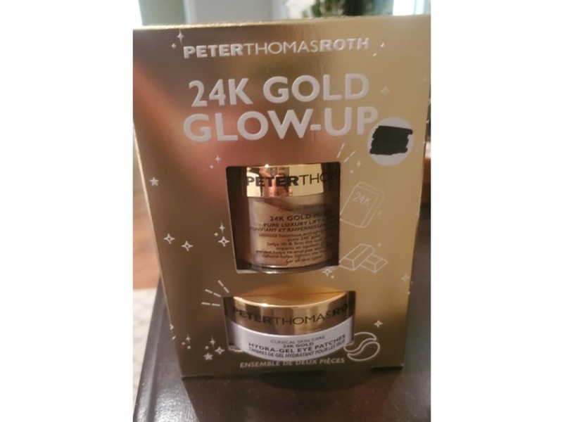 Peter Thomas Roth 24K Gold Glow-Up 2-Piece Kit, 1.7 fl oz/50 mL, 15 Pairs