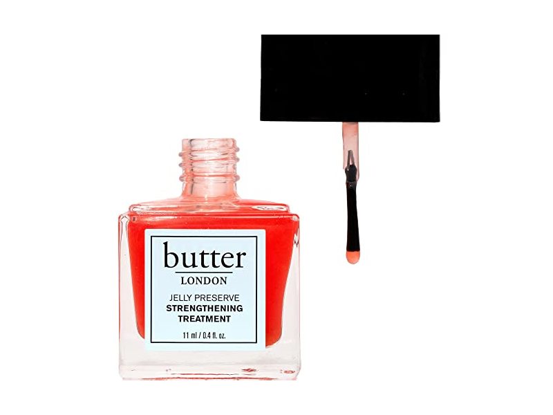 Butter London Jelly Preserve Strengthening Treatment, Strawberry Rhubarb, 0.4 fl oz/11 mL